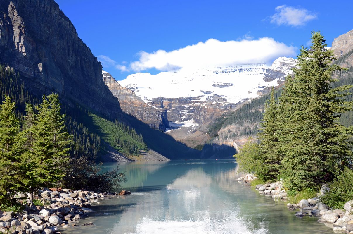 34 Lake Louise And Mount Victoria Morning From Beginning Of Lake Louise Creek